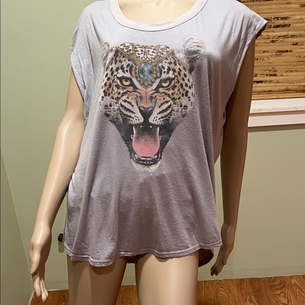 Signorelli Leopard Graphic Women's Sleeveless T-shirt XL